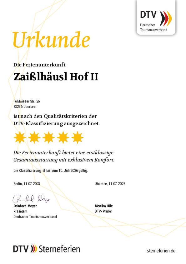 Zaisslhaeusl Hof Ferienwohnungen Ubersee Bilik gambar